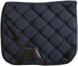 Produktbild von Montar Dressur Schabracke Flow Schwarz aus Kunstleder