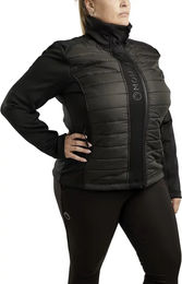 Produktbild von Montar Emma Daunenjacke für Damen zum Reiten wasserabweisend Schwarz 3XL