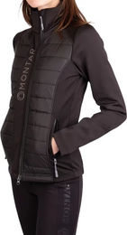 Produktbild von Montar Emma Daunenjacke für Damen zum Reiten wasserabweisend Schwarz Größe L