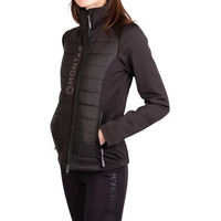 Produktbild von Montar Emma Daunenjacke für Damen zum Reiten wasserabweisend Schwarz Größe L