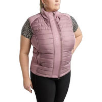 Produktbild von Montar Emma Daunenweste Damen Rosa 3XL wasserabweisend