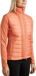 Produktbild von Montar Emma Quilt Damen Reitjacke aus Nylon wasserabweisend Orange Größe S