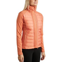 Produktbild von Montar Emma Quilt Damen Reitjacke aus Nylon wasserabweisend Orange Größe S