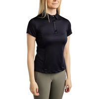 Produktbild von Montar Essential Clubwear Reitshirt für Damen in Blau oder Schwarz Größe XL