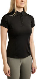 Produktbild von Montar Essential Clubwear Reitshirt für Damen in Schwarz XL