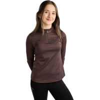 Produktbild von Montar Everline Langarm-Reit-Poloshirt für Mädchen zur Übergangszeit