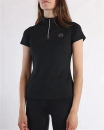 Montar Everly Crystal Reitshirt für Damen in Schwarz XL – Bild 1 von 3