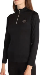 Produktbild von Montar Everly Reit-Poloshirt Damen Winter Schwarz XL
