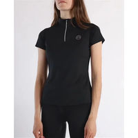 Produktbild von Montar Everly Reit-Poloshirt für Damen in Schwarz XS