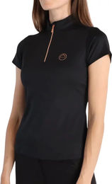 Produktbild von Montar Everly Reitshirt Damen aus Polyester in Rosa oder Schwarz Größe S