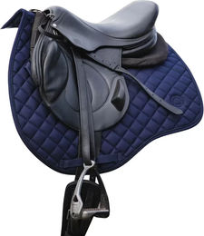 Produktbild von Montar Fair Jump Satteldecke für Pferde in Blau für Warmblut