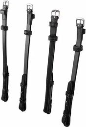 Produktbild von Montar Flanschpfosten doppelt flach aus Leder für Trensen und Gebisse 4er Set