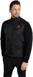 Montar Fleecejacke Toby für Herren in Schwarz aus Fleece und Nylon – Bild 1 von 1