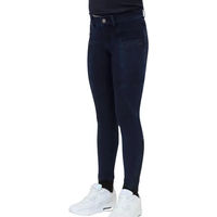 Produktbild von Montar Full Grip Reithose aus Jeansstoff für Mädchen in Blau Größe 14 Jahre