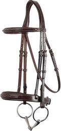 Produktbild von Montar Hunter ECO Reittrense für Ponys aus veganem Leder in Braun