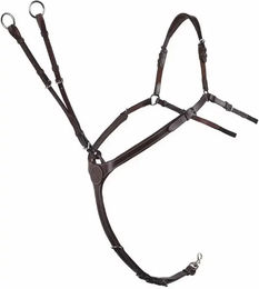 Produktbild von Montar Jagdhalsband Papillon SS ECO für Pferde aus veganem Leder in Braun