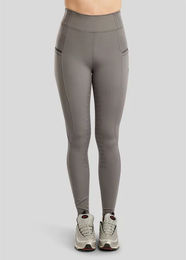 Produktbild von Montar MoPearl Pintuck Pull On Reithose Damen Full Grip Grau Größe 36