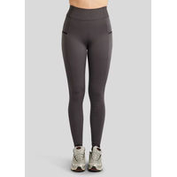 Produktbild von Montar MoPearl Pintuck Pull On Reithose Damen Full Grip Grau Größe 42
