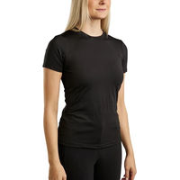 Produktbild von Montar MoWendy Reitshirt für Damen in Schwarz XL aus Polyester mit Lasercut Logo