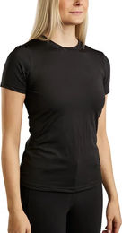 Produktbild von Montar MoWendy Reitshirt für Damen mit Lasercut Logo in Schwarz Größe L