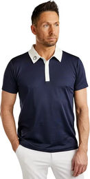 Produktbild von Montar MoWill Structured Turnier-Poloshirt für Herren in Weiß und Blau