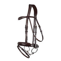 Produktbild von MONTAR Normandie Dressage Trense aus Eco Leather in Braun Full Size