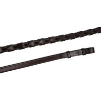 Produktbild von Montar Pferdezügel aus Leder Full Schwarz Braun