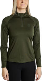 Montar Poloshirt Damen Erica mit langen Ärmeln Grün Winter – Bild 1 von 1