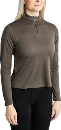 Montar Poloshirt für Damen mit langen Ärmeln in Grün – Bild 1 von 1