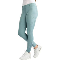 Produktbild von Montar Reit-Leggings Wilma für Kinder mit Vollgrip in Quartz Blau Gold