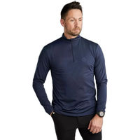 Produktbild von Montar Reit-Poloshirt für Herren mit langen Ärmeln in Marineblau Größe 2XL