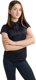 Montar Reit-Poloshirt für Mädchen in Marineblau – Bild 1 von 1