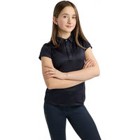 Produktbild von Montar Reit-Poloshirt für Mädchen in Marineblau Größe 10 Jahre
