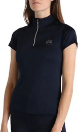 Produktbild von Montar Reit-Poloshirt für Damen in Blau Grösse XL