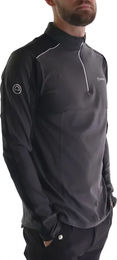 Produktbild von Montar Reit-Poloshirt für Herren in Grau und Schwarz Größe M