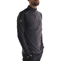 Produktbild von Montar Reit-Poloshirt für Herren in Grau und Schwarz Größe S