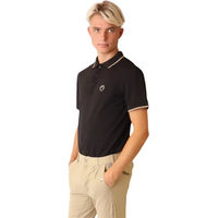 Produktbild von Montar Reit-Poloshirt für Herren in Schwarz Größe XL aus Polyester