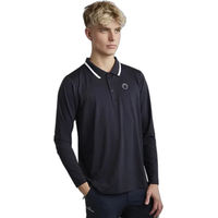Produktbild von Montar Reit-Poloshirt mit langen Ärmeln für Herren in Blau oder Schwarz