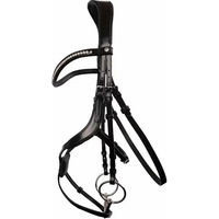 Produktbild von Montar Reithalfter 8 Form aus Leder für Ponys in Schwarz