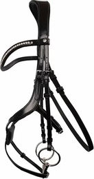 Produktbild von Montar Reithalfter in 8er Form aus Leder Schwarz XFull