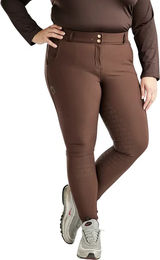 Produktbild von Montar Reithose Briella Damen Full Grip Braun wasserabweisend Größe 52