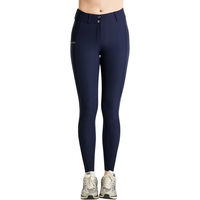 Produktbild von Montar Reithose Full Grip Damen Gloria Caviar Tape Schwarz Blau