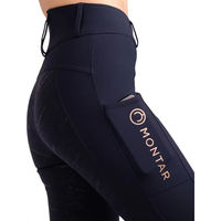 Produktbild von Montar Reithose Full Grip Damen Michelle aus Nylon in Blau oder Schwarz Größe 36