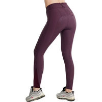 Produktbild von Montar Reithose Full Grip Damen Philipa Lila Beere