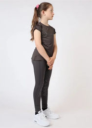 Produktbild von Montar Reithose Full Grip für Mädchen in Grau