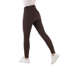Produktbild von MONTAR Reithose Highwaist 2.0 Vollbesatz mit Silikon Dunkelbraun Größe 40