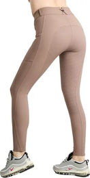 Montar Reithose Megan Full Grip Damen in Braun und Taupe Größe 44 – Bild 1 von 1