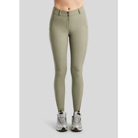 Produktbild von Montar Reithose Megan Full Grip Damen in Grün Khaki Größe 34
