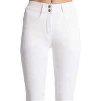Produktbild von Montar Reithose Megan Vol 2 Damen mit Full Grip und Silikonbeschichtung Weiß Größe 38 wasserabweisend