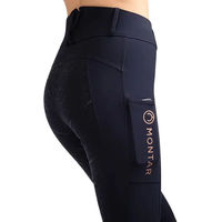 Produktbild von Montar Reithose Michelle Full Grip für Mädchen in Rosa Blau oder Schwarz Größe 14 Jahre